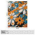 thumbnail image 4 of Orinice Flowers Warm Lightweight Blanket Soft Fleece Blankets All Seasons Decor Cow Gifts 60x80in, 4 of 6