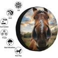 thumbnail image 5 of Horse Spare Tire Cover Weatherproof Universal Wheel Protectors Wheel Covers for RV Camper Travel Trailer SUV Truck, 5 of 10