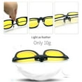 thumbnail image 6 of Joopin 1 Pair Clip-On Driving Glasses Rimless Flip Up Style Anti-Glare Night Vision Sunglasses for Driving, 6 of 7