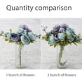 thumbnail image 4 of Silk Peony Bouquet Vintage Artificial Peonies Flower for Home Wedding Party Decor (1pcs, White), 4 of 5