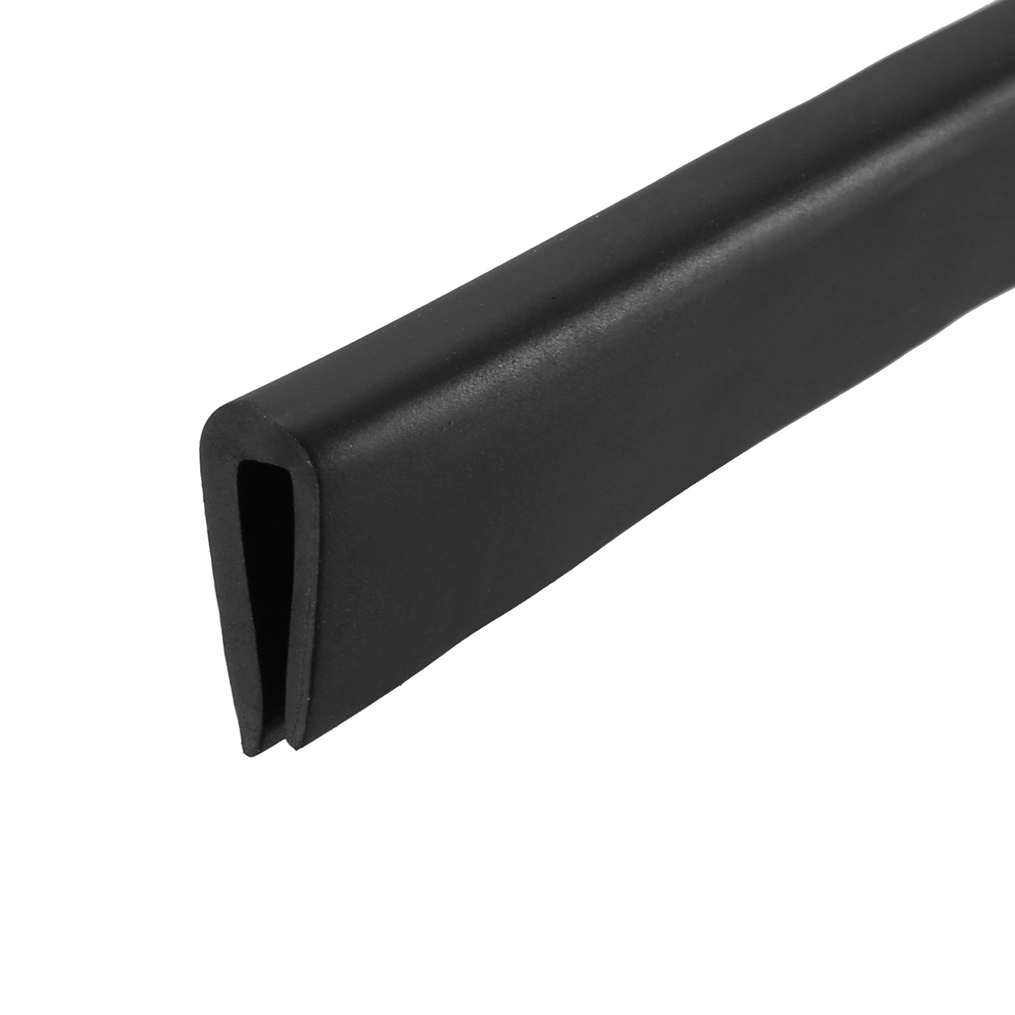 Edge Trim U Seal Black PVC Plastic U Channel Edge Protector Fit 3/64