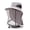 Light Gray, variant on Outdoor Bug Net Hat with Wide Brim & Adjustable Chin Strap - Polyester, 1 Count