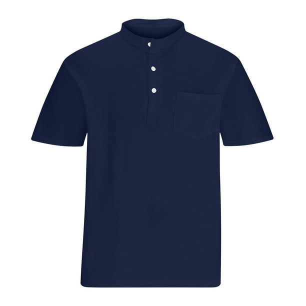 zanvin Tops Men's Polo Shirts Short Sleeve Shirt Casual Collared