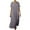 Off-White, variant on AUNVITO Women's Cotton Linen Blend Round Neck Short Sleeve Maxi Dress Solid Color Casual Style