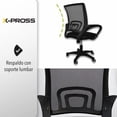 thumbnail image 3 of Silla de Escritorio Oficina Ergonómica Reclinable Con Soporte de Espalda gris 6.49 pulg X-PROSS Con Soporte de Espalda, 3 of 7