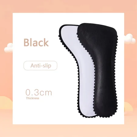 

Non-slip Shoe Pads Women Sandals High Heels Seven-point Insoles Plantar Fasciitis Insole for Shoes Leather Latex Shoe Sole 1Pair Black EU37-38