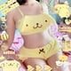 thumbnail image 1 of Conjunto de Top y bragas de tubo de terciopelo Kawaii, ropa interior Adorable, sujetador de oreja larga, bombachos, lencería Sexy para niñas, Cosplay de Anime, 1 of 4
