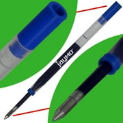 Jaymo Replacement for Cross Slim 8910-2 - Measures 4 in / 102 mm Long - Gel Rolling Ball Pen Refill - 2 Blue