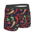 thumbnail image 2 of KLL Red Chili Men's Cotton Boxer Briefs Underwear-Medium, 2 of 8