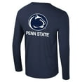 thumbnail image 3 of Men's Colosseum Navy Penn State Nittany Lions Logo Lockup 3-Hit Active Blend Long Sleeve T-Shirt, 3 of 3