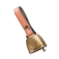 thumbnail image 1 of SHOWERORO Cloches Rondes en Métal pour Animaux de Compagnie Marron 1Pcs, 1 of 8