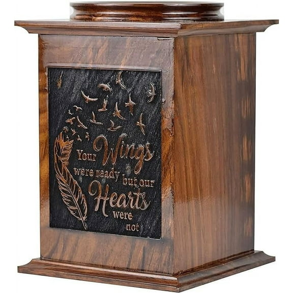 Handcrafted Rosewood Urn - Cremation Urns - Urns for Ashes – Wooden Urn Box - Urn for human ashes Pet Ashes Urn - Keepsake Urn - Memorial Urn