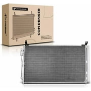 A-Premium Air Conditioning A/C Condenser Compatible with Infiniti Q50 2016-2019, Q60 2017-2020, V6 3.0L, Replace# 921005CF0A