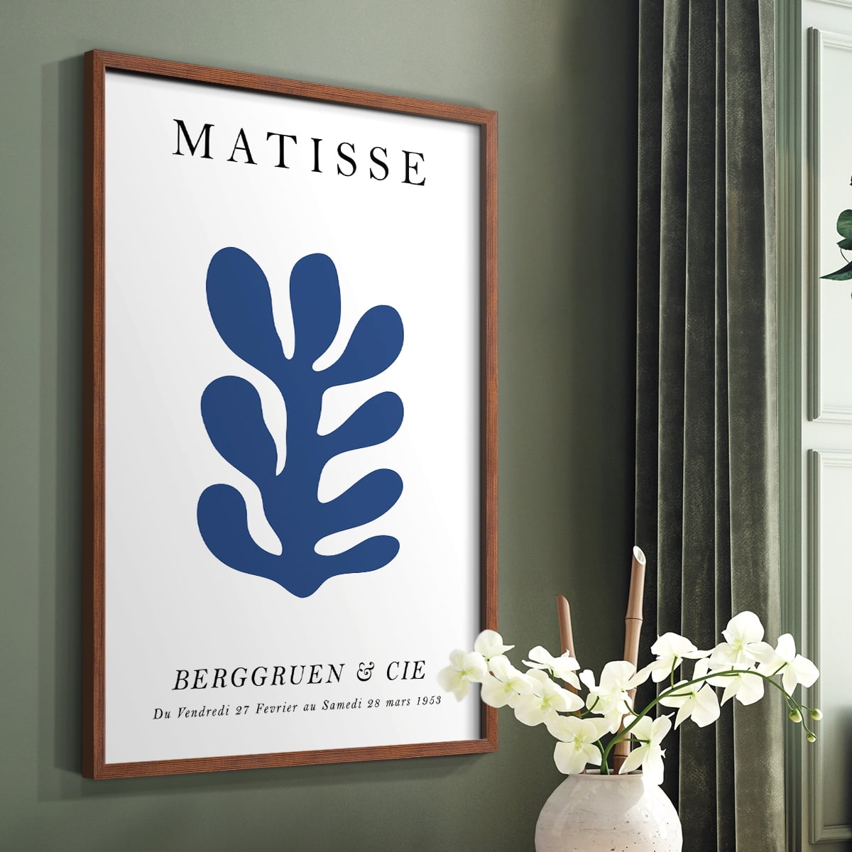 Matisse CCXCVIII in Solid Wood 11 x 14 Framed Print