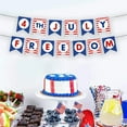 thumbnail image 5 of Moocorvic Happy 4th of July Flag Bunting Garland American Stars and Stripes Banner Patriotic Party Decoration Memorial Day Party Supplies, 5 of 6