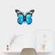 thumbnail image 3 of 2 piezas de Escultura colgante de mariposa Gloria adorno artesanal de hierro decoración decorativa de pared de Metal azul y violeta, 3 of 9