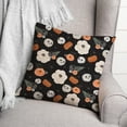 thumbnail image 3 of Creative Products Floral Skull Pattern 18 x 18 Spun Poly Pillow, 3 of 3