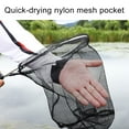 thumbnail image 5 of Mightlink Fishing Landing Net Strong Load-bearing Catch Fish Aluminum Alloy Handle Round Fishing Brail for Outdoor Fishing, 5 of 7