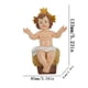 thumbnail image 1 of Decoraciones navideñas, adornos navideños, regalos navideños. Decoraciones navideñas con luz. Figura del Santo Niño sentado. Escultura de resina para escritorio. Estatua del personaje., 1 of 6