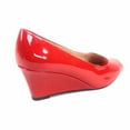 thumbnail image 2 of Doris-12 Women's Open Peep Toe Patent Wedge Heel Shoes, 2 of 2