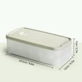 thumbnail image 2 of Caja de plástico para huevos, caja de almacenamiento de huevos, cesta de plástico para 10 huevos, caja de almacenamiento de huevos, para nevera (verde claro), 2 of 4