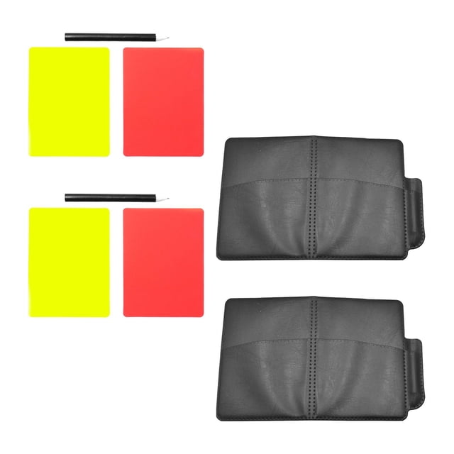 Juegos de Tarjetas de árbitro de Fútbol, Tarjetas de Juez, Advertencia con Lápiz de , Y Amarillas, Tarjetas de árbitro para Ho
