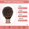 thumbnail image 2 of Messy Curly Bun Hair Piece Large Updo Drawstring Hair Buns Synthetic Curly Ponytail Extension, 2 of 7