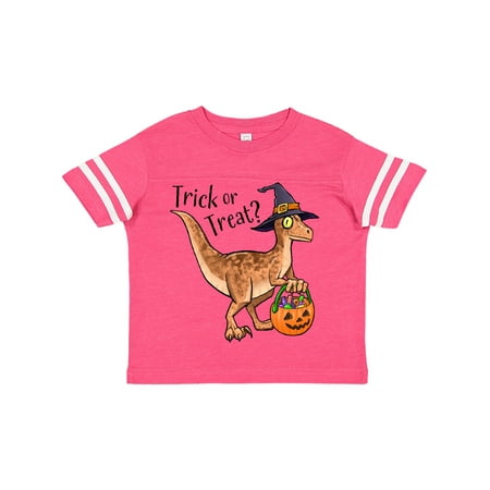 

Inktastic Trick or Treating dinosaur witch costume Gift Toddler Boy or Toddler Girl T-Shirt
