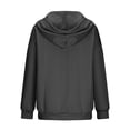 thumbnail image 5 of Wyongtao Womens Zip Up Hoodies Jackets Sweatshirts Fall Outfits Sweaters with Pockets Winter Dark Gray XL, 5 of 6
