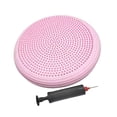 thumbnail image 2 of Colchoneta de equilibrio inflable con asiento de movimiento y almohadilla plana gruesa para adultos, ejercicio en casa Rosa, 2 of 8