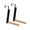 Black, variant on Clothes Drying Rack Foldable Wall Mounted Laundry Hanger Wood Metal Garment Organizer for Balcony or Bedroom