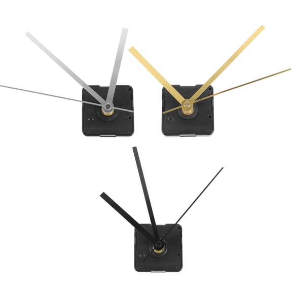 3 Sets DIY Hanging Clock Mechanism Wall Clock Hands Replacement Parts for Clock Repair