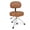 Brown, variant on RVONE Hydraulic Drum Throne with Backrest, Saddle Drum Stool, Black