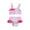 Pink Rainbow Mermaid, variant on Emy Dola Baby Girls One Shoulder Swimsuits Toddlers Two-Piece Mermaid Bikini Sets Ruffle Rim Bathing Suit Beach Pool Swimwear