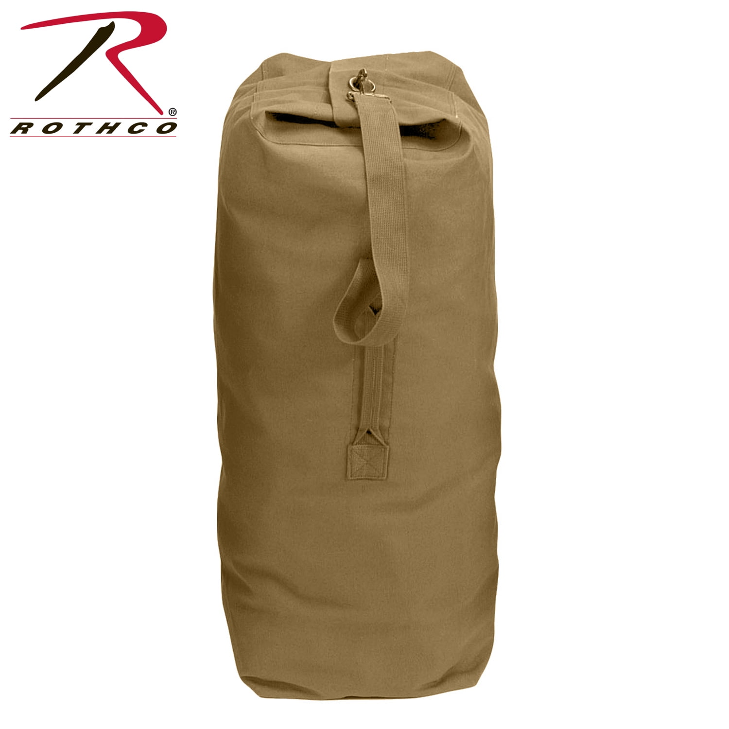Rothco Heavyweight Top Load Canvas Duffle Bag 25 X 42 Olive Drab
