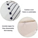 thumbnail image 3 of Fundas de almohada bohemias, 2 uds., fundas de almohada en blanco y negro y crema, fundas de almohada decorativas de granja de 18x18, 3 of 5