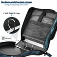thumbnail image 4 of FORMRS Zipper Binder with Shoulder Strap 2-inch Ring 500 Sheet Capacity File Bag, Blue Mountains, 4 of 5