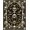 Black Gold, Pattern 9, variant on ODIKA 8'x10' Washable Area Rug Skull Gothic Skeleton Motif With Victorian Baroque Scroll Accents for Dining Room, Large Office, Lounge, Non-Slip Chair-Friendly Mat