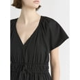 thumbnail image 2 of Free Assembly Women's and Women's Plus Tiered Cotton Maxi Dress, Sizes XS-4X, 2 of 3