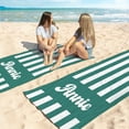 thumbnail image 2 of Personalized Beach Towel for Kids & Adults with Name 400GSM Custom 100% Microfiber Pool Towel Ultra Absorbent Super Soft Towels Personalized Gift for Women Men, 2 of 8
