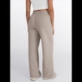 thumbnail image 4 of Pantalones Deportivos de Pierna para Mujer, de Cintura Alta, Holgados, con Cordón y Bolsillos Café Ligero XL, 4 of 7
