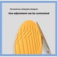 thumbnail image 4 of Women Men Posture Correcting Orthotic Insoles 4 in 1 Gel Insoles Flat feet Arch Support Orthopedic overpronation Supination Plantar Fasciitis Metatarsalgia X/O Valgus Varus （length24.5cm), 4 of 5