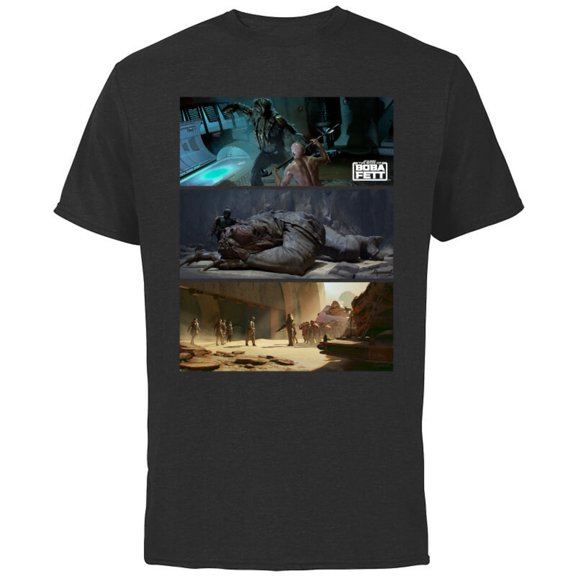 Star Wars The Book of Boba Fett Chapter 3 - Short Sleeve Cotton T-Shirt for Adults - Customized-Black