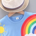 thumbnail image 2 of Futezty Toddler Boys Clothes Summer Outfit Sets, Baby Toddler Boy Summer Hooded Clothing Set 0 6 12 18 24 Months 2T 3T Short Sleeve Hoodie + Checkerboard Shorts Kids Outfits, 2 of 9