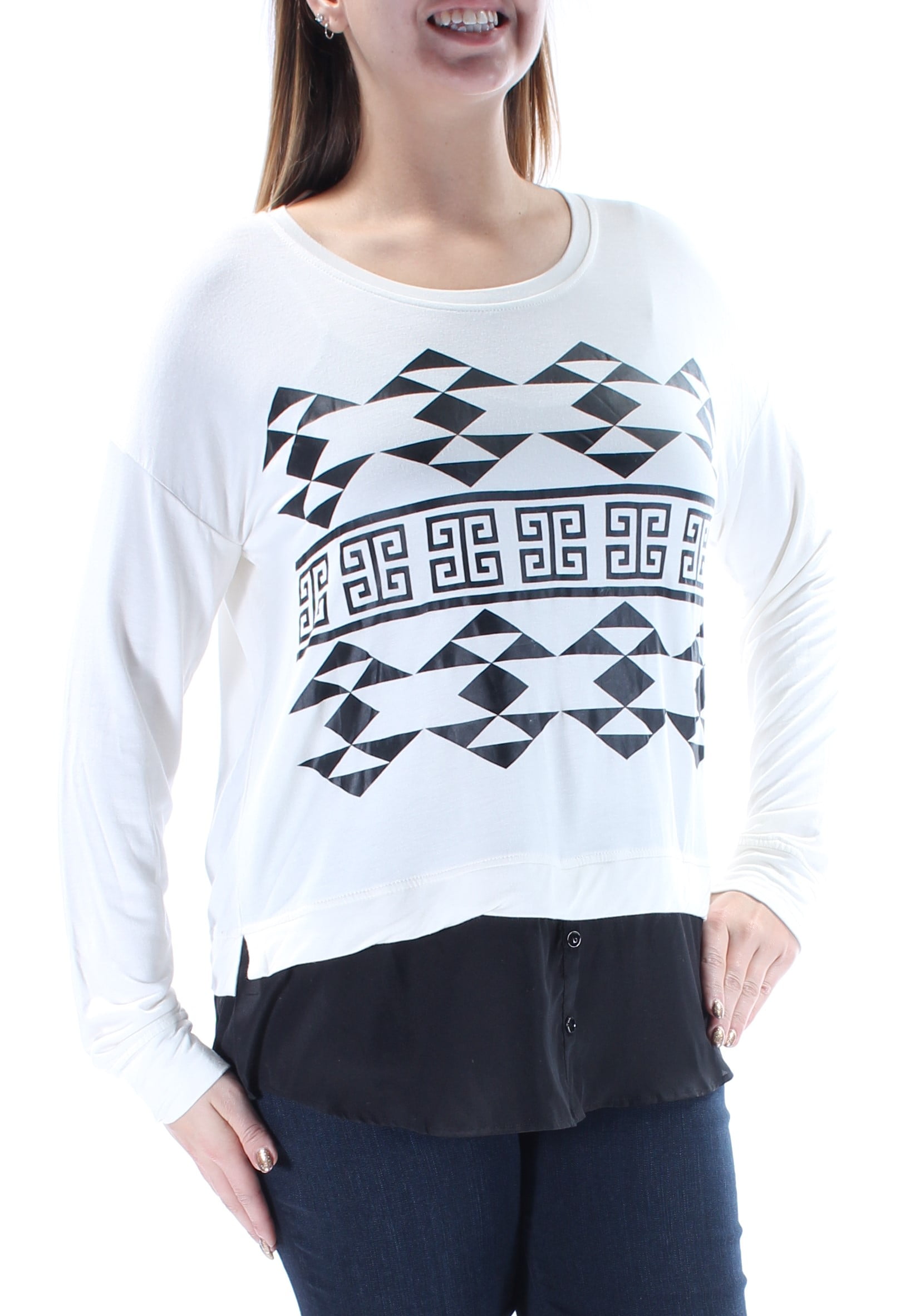 aztec print sweatshirt