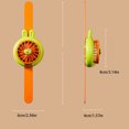 thumbnail image 3 of keepw Childrens Cute Pet Watch Fan Soft Breathing Light USB Charging Mini Fan Flower style purple, 3 of 6