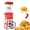 Red, Silver, variant on Chicdaze Popcorn Machine with 6 oz Kettle, Makes up to 24 Cups, Vintage-Style Popper with Cart on Wheels for Home, Red
