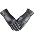 thumbnail image 2 of Women's Classic Elegant Leather Gloves Driving Winter Warm Nappa Gloves, 2 of 2