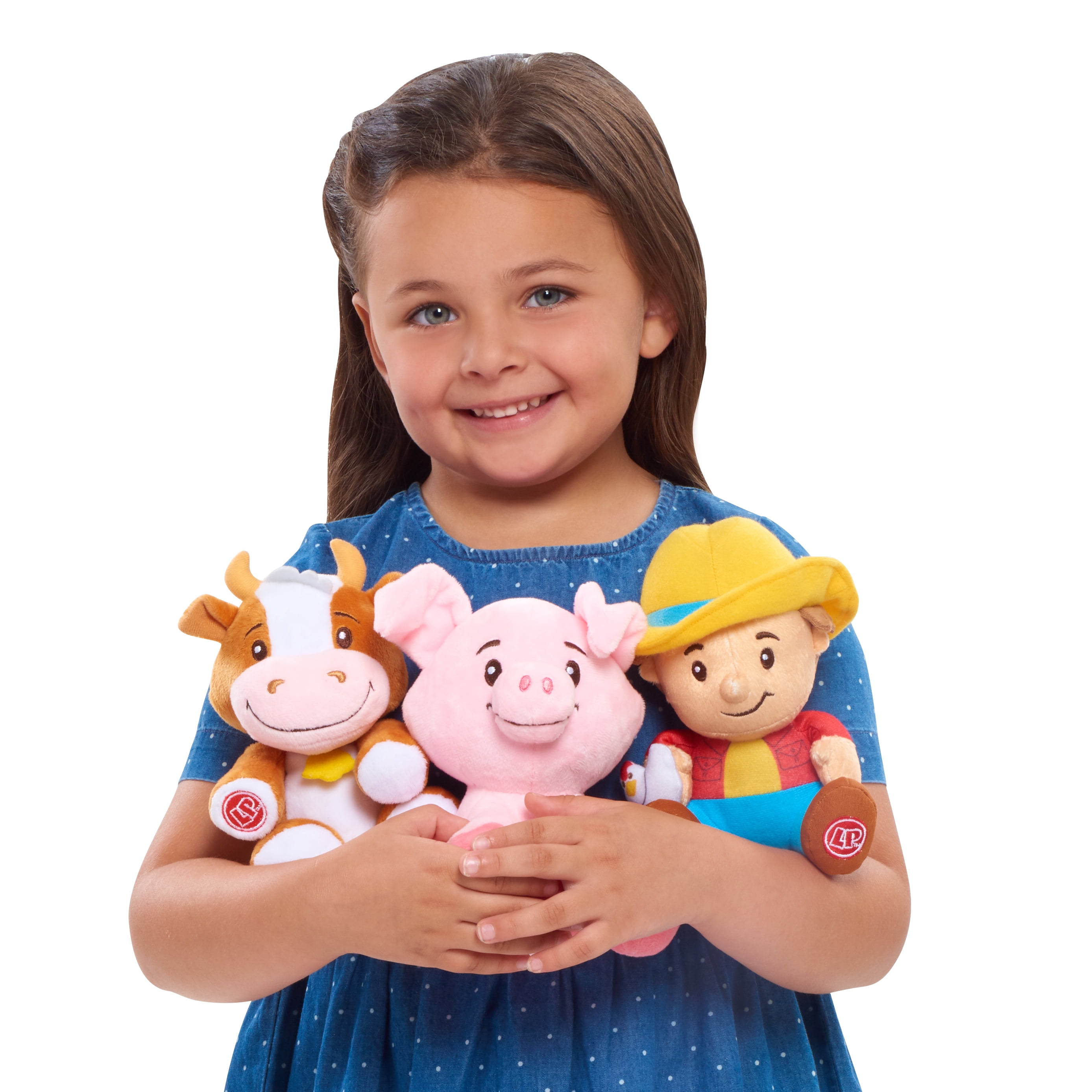 Fisher Price Little People Pink Farm Pig Turned Head 