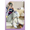 thumbnail image 4 of Holzlrgus Women's Cute Vintage Floral Patterned Cotton Crew Socks Teen Girls Korean Kawaii Fancy Dress Socks, 4 of 7
